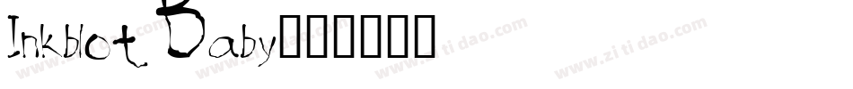 Inkblot Baby字体转换